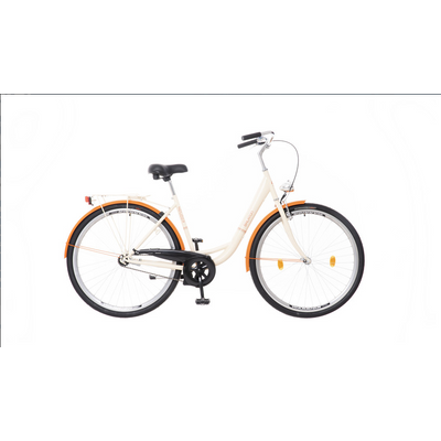 Neuzer Balaton 28 1S női City Kerékpár krém-narancs
