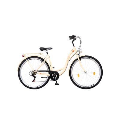 Neuzer Ravenna 6 női City Kerékpár krém-narancs
