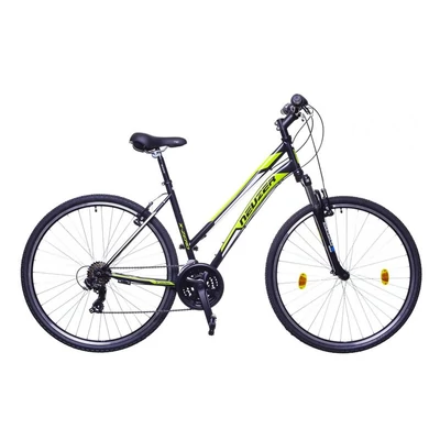 Neuzer X-Zero női Cross Kerékpár fekete-zöld-fehér