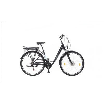 Neuzer Zagon E-Trekking MXUS teleszkópos villával női E-bike matt fekete-kék