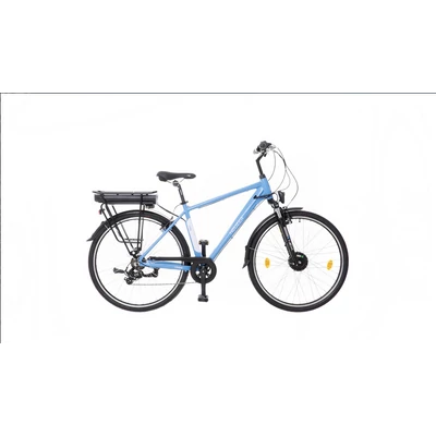 Neuzer Parma E-Trekking BAFANG teleszkópos nyomaték szenzoros férfi E-bike matt kék-fehér