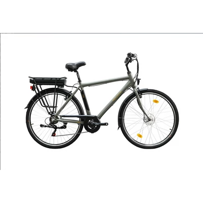 Neuzer E-Trekking Zagon MXUS teleszkópos villával férfi e-bike zöldes