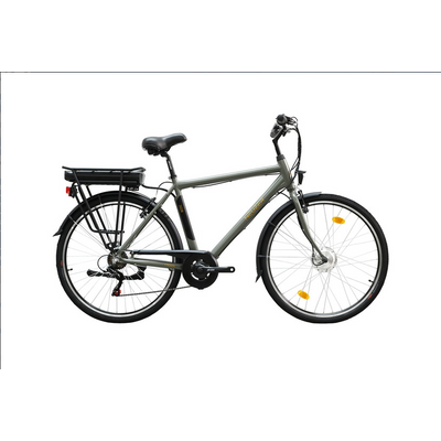 Neuzer E-Trekking Zagon MXUS teleszkópos villával férfi e-bike zöldes