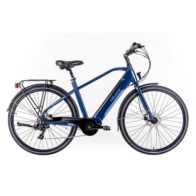 Neuzer Mantova Bafang középmotoros férfi E-bike azúr kék