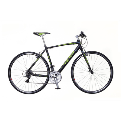 Neuzer Courier DT Férfi Fitness Kerékpár fekete-zöld-szürke matt
