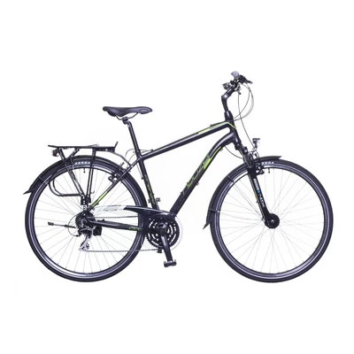 Neuzer Firenze 200 férfi Trekking Kerékpár fekete/ zöld-szürke matt 
