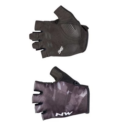 Northwave Kesztyű Active rövid camo fekete
