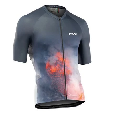 Northwave Mez Elements Fire rövid szürke-piros 