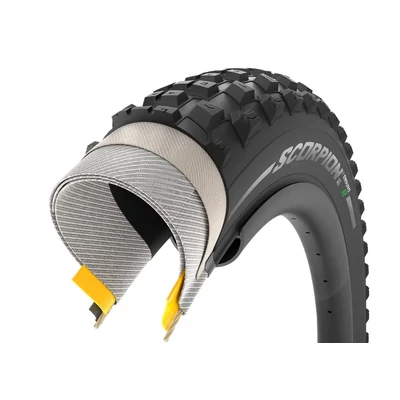 Pirelli Külső Scorpion™ ENDURO MTB R Defektvédelem: HardWall 60 TPI Tubeless ready(belső nélküli) fold. 29&quot; x 2,4 (60-622 33B) - HÁTSÓ