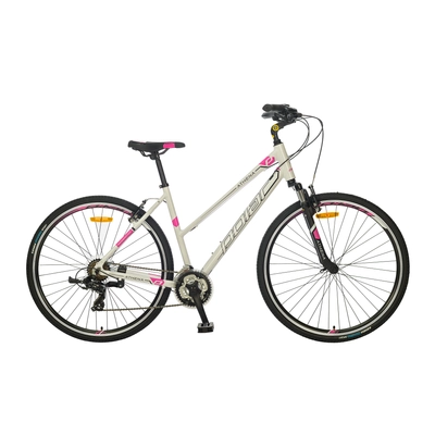 Polar Athena női cross trekking kerékpár fehér/rózsaszín