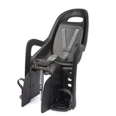 Polisport hátsó gyerekülés Groovy RS Plus, dönthető, vázra szerelhető, fekete/sötétszürke