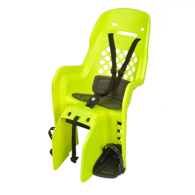 Polisport Hátsó Gyerekülés "Joy" CFS, Csomagtartóra Szerelhető neon sárga/sötétszürke