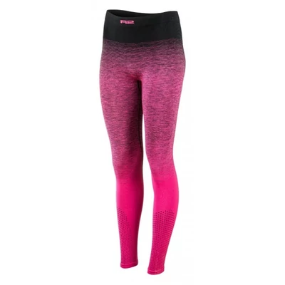 R2 Női hosszú nadrág hidegebb időre MUSA M-es, fekete/rózsaszín