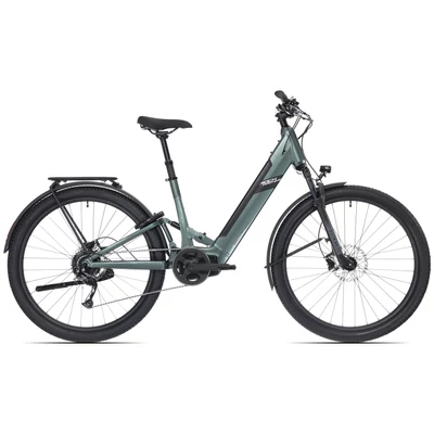 Rock Machine Crossride e450 FS Touring unisex E-bike Gloss Grey/Black