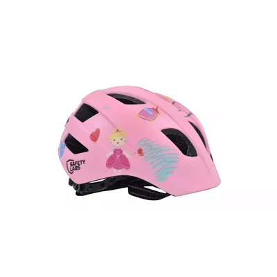 Safety Labs Fiona Light gyermek kerékpáros sisak rózsaszín hercegnős S