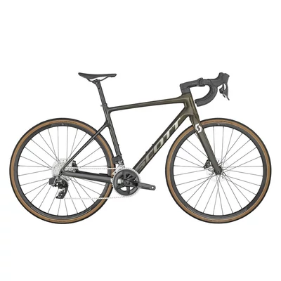 SCOTT Addict 10 férfi Országúti Kerékpár raw carbon-yelow flakes-chrome