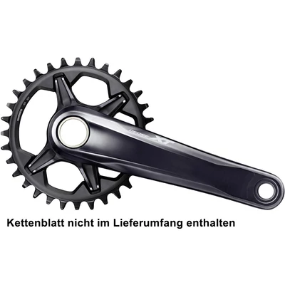 Shimano Hajtómű Xt 165Mm-Láckerék Nélkül Integrált Hg+ 12-Es Hollowtech 2