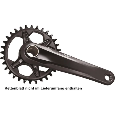 Shimano Hajtómű Xt 180Mm-Láckerék Nélkül Integrált Hg+ 12-Es Hollowtech 2