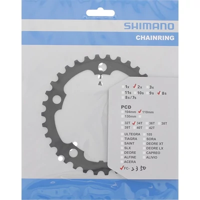 Shimano Lánckerék 34F Claris Fc2350 Fekete