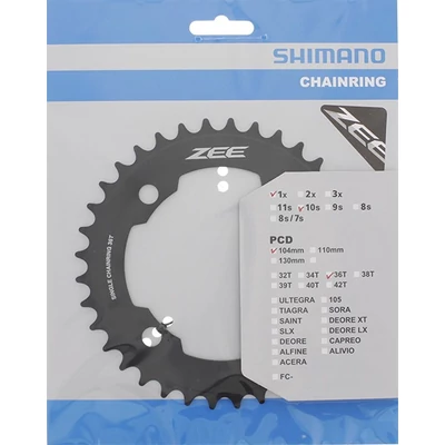 Shimano Lánckerék 36F Fcm640 36F Black