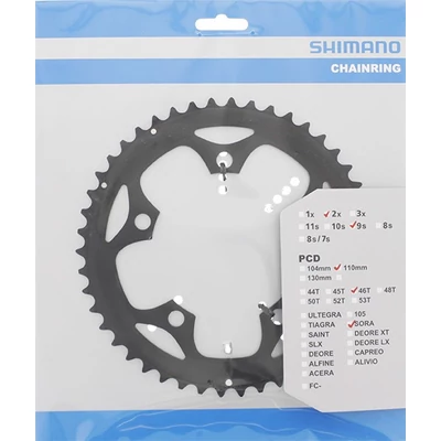 Shimano Lánckerék 46F Fc3550 Fekete