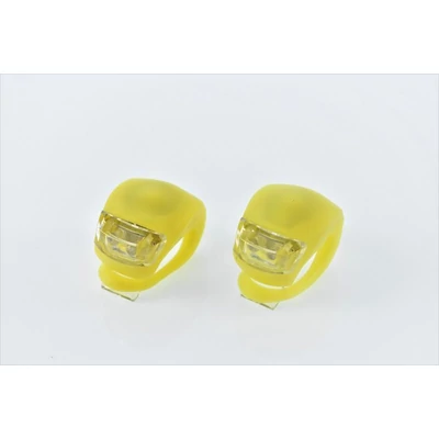 VeloGo Villogó szett szilikonos e+h 2 ledes sárga