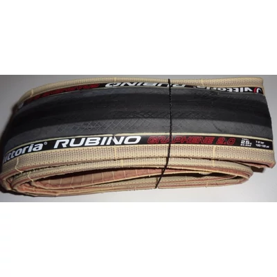 Vittoria Külső Rubino Pro IV 25-622 245gr. beige/fekete G 2.0 fold.