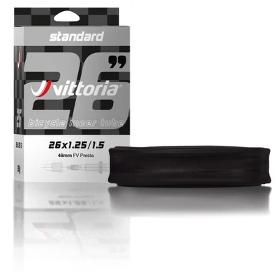 Vittoria Belső STANDARD 20/28-622 (700x20/28c) 119gr. szingósz. 80mm dobozos - AKCIÓS!