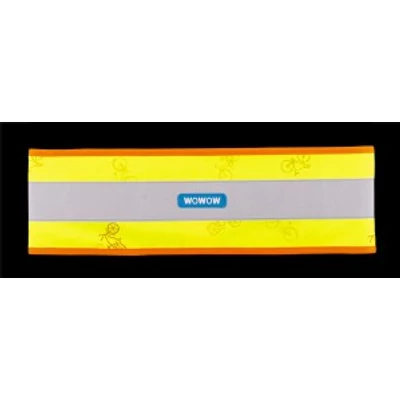 Wowow NUTTY tépőzáras fényvisszaverő szalag fluo sárga