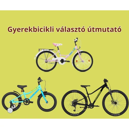 Gyerekbicikli választó útmutató testmagasság szerint