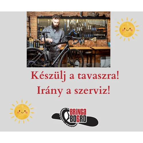 Ne várd meg a tavaszi rohamot: Ezért vidd most szervizbe a bringádat!