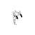 Ktm Kulacstartó Bottle Cage Wave Alloy white